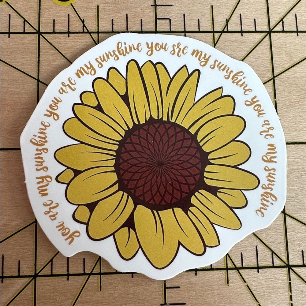 💜13/$13 +Bundle Sticker Sale | Sunshine Sunflower Flowers Waterproof Sticker